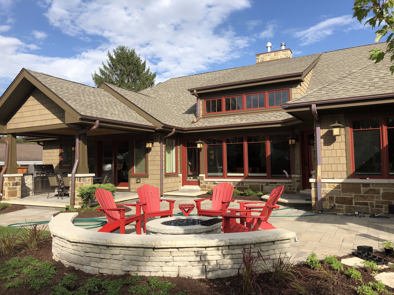 Custom Home Rear Exterior