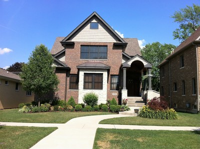 Evergreen Park Custom Home exterior