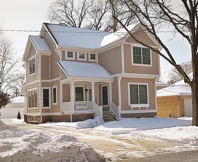 LaGrange Park Custom Home exterior